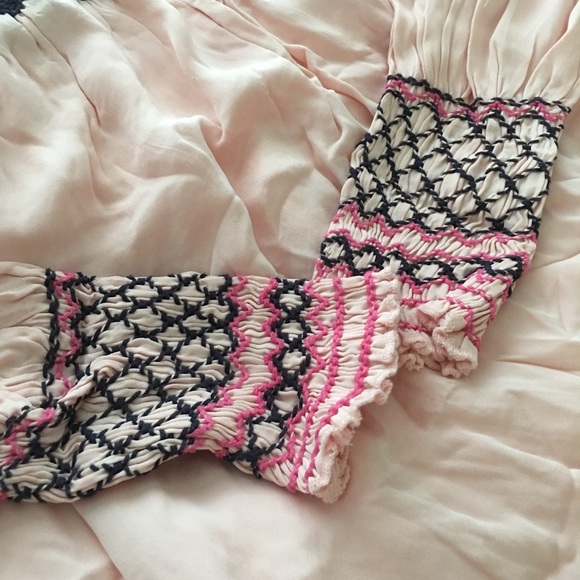 ❌ SOLD ❌ Embroidered Free People Dress - Picture 4 of 8